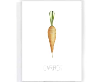 Carrot Greeting Card