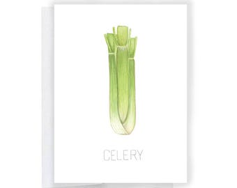 Celery Greeting Card