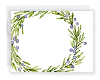 Wreath Greeting Card (5) Pack