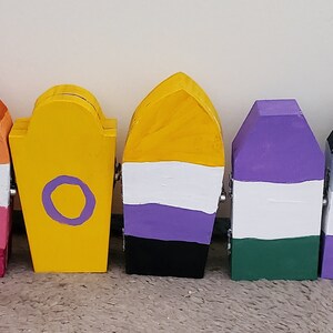 Pride Coffin Trinket Box