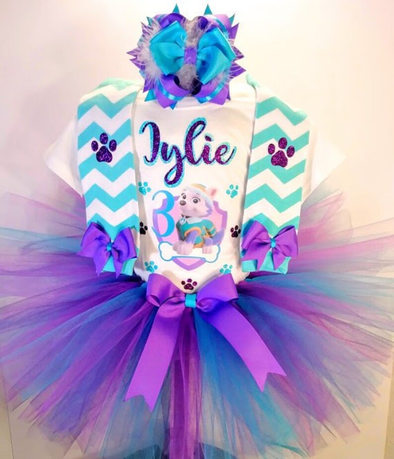 paw patrol girl birthday outfit