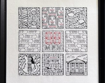 Blackwork Cross Stitch Pattern · Time and Density