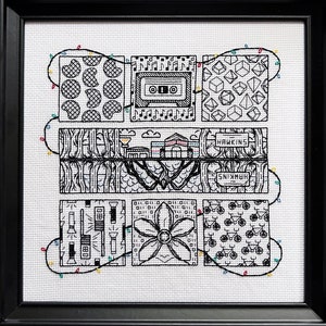 Blackwork Cross Stitch Pattern · Strange Stuff