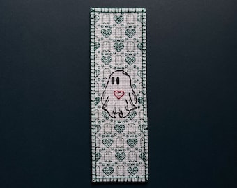 Bookmark Blackwork Cross Stitch Pattern · Heart & Soul