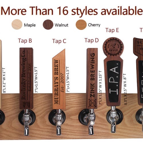 Custom Beer Tap Handles Engraved Custom Beer Tap Handle Etsy