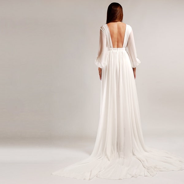 Simple Wedding Dress - Etsy