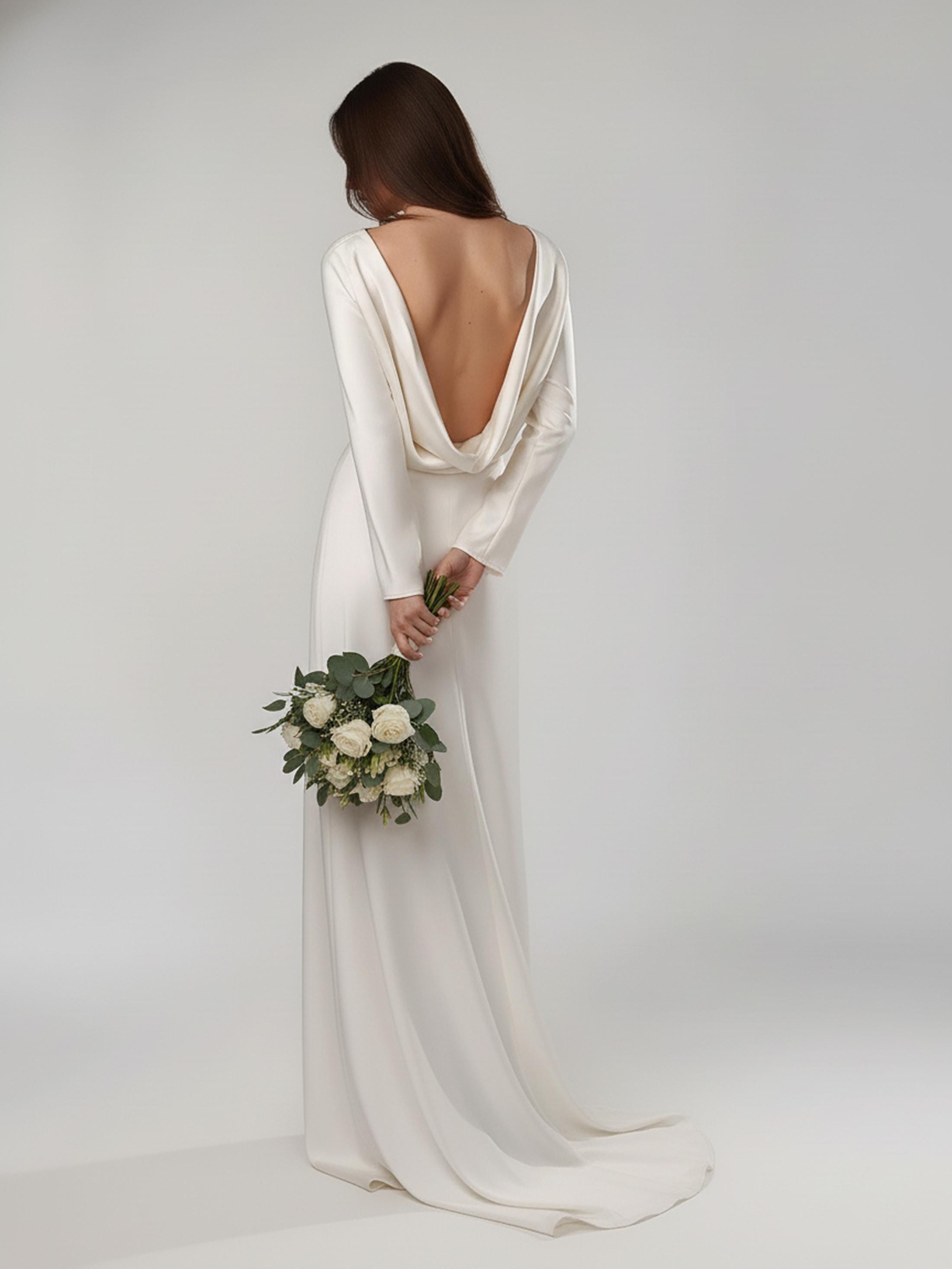 knee length dresses for ladies La Lune Backless Maxi Dress | White | Dresses main image 1