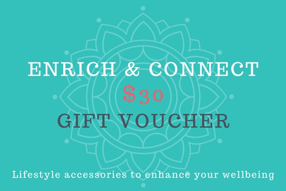 Gift Card 30 Aud Gift Voucher For Enrichandconnect Shop Etsy