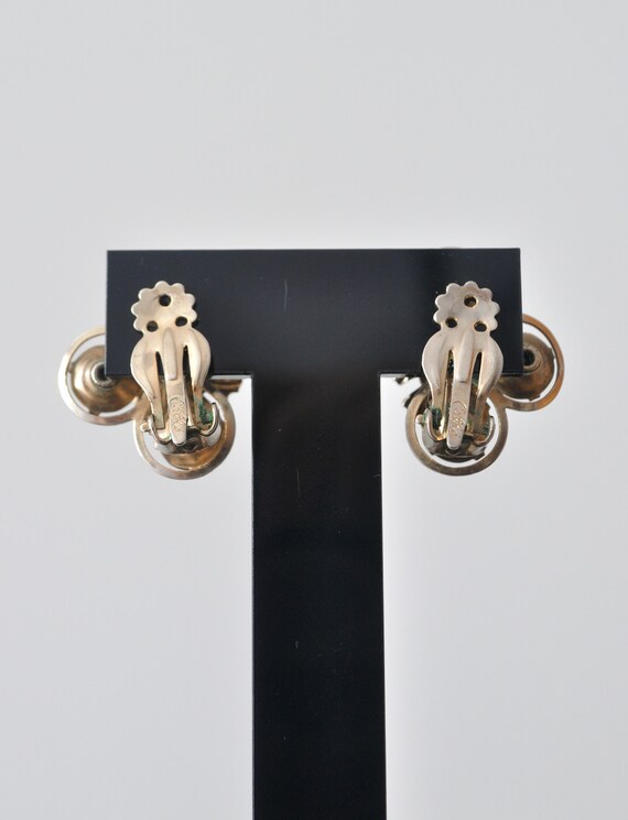 1960s Cathe Rhinestone Brooch and Earrings / Vint… - image 9