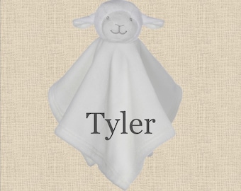 Cuddle Pal / Lovey / Blankie / Personalized Baby Gift / Custom Baby Gift / Baby Girl / Baby Boy / Lamb Lovie / Shower Gift / Baby Gift