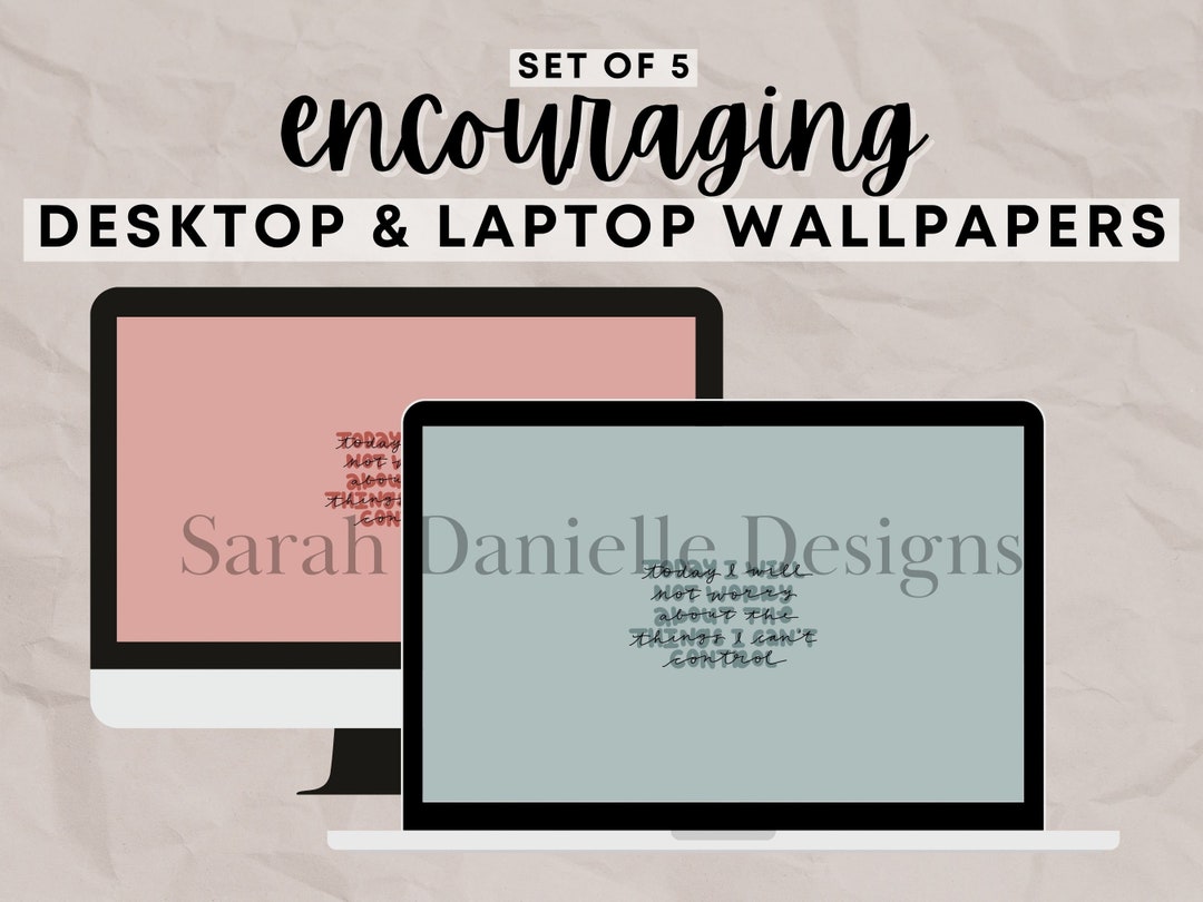 Encouraging Desktop Wallpaper | Minimalist Motivational Laptop