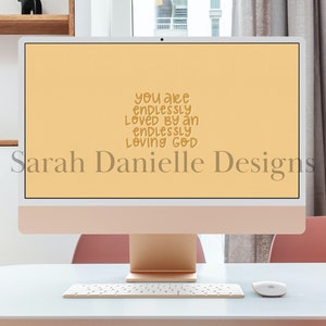 Christian Desktop Wallpaper | Encouraging Laptop Background Digital Download