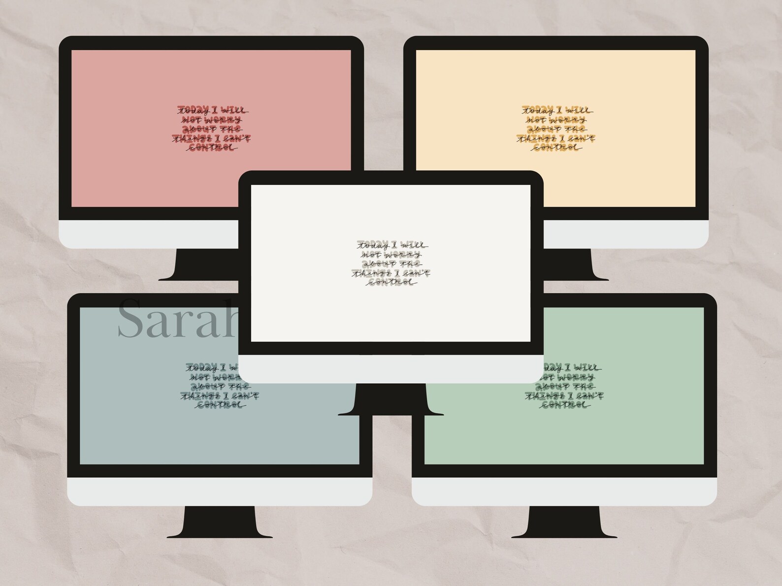 Encouraging Desktop Wallpaper Minimalist Motivational Laptop - Etsy