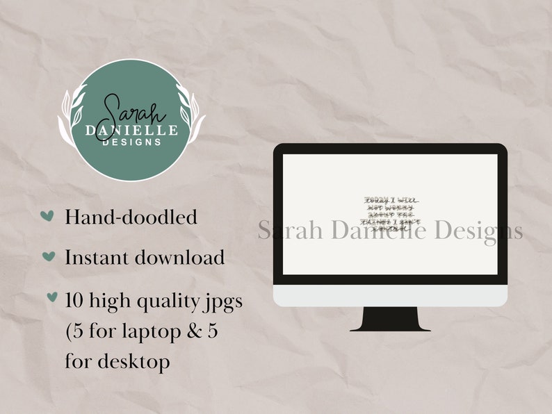 Encouraging Desktop Wallpaper Minimalist Motivational Laptop - Etsy