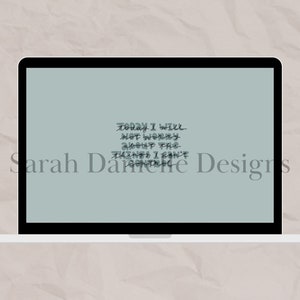 Encouraging Desktop Wallpaper | Minimalist Motivational Laptop