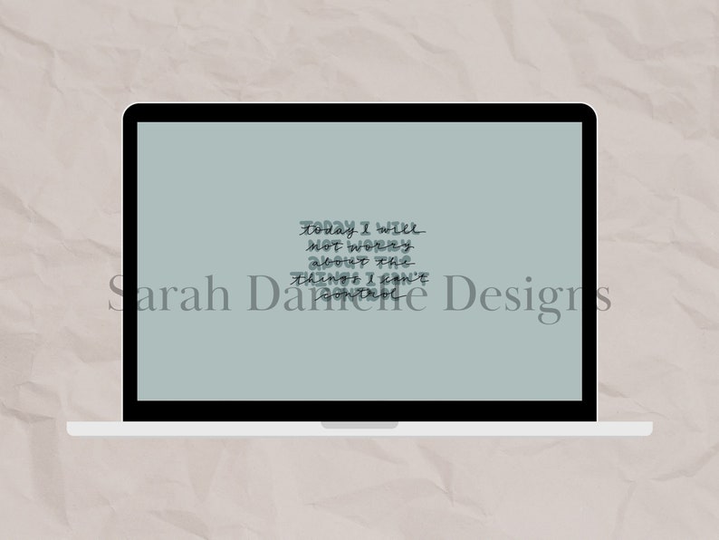 Encouraging Desktop Wallpaper Minimalist Motivational Laptop - Etsy