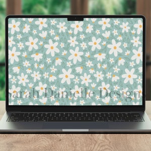 Daisy Desktop Wallpaper | Flower Laptop Background Digital Download - Etsy