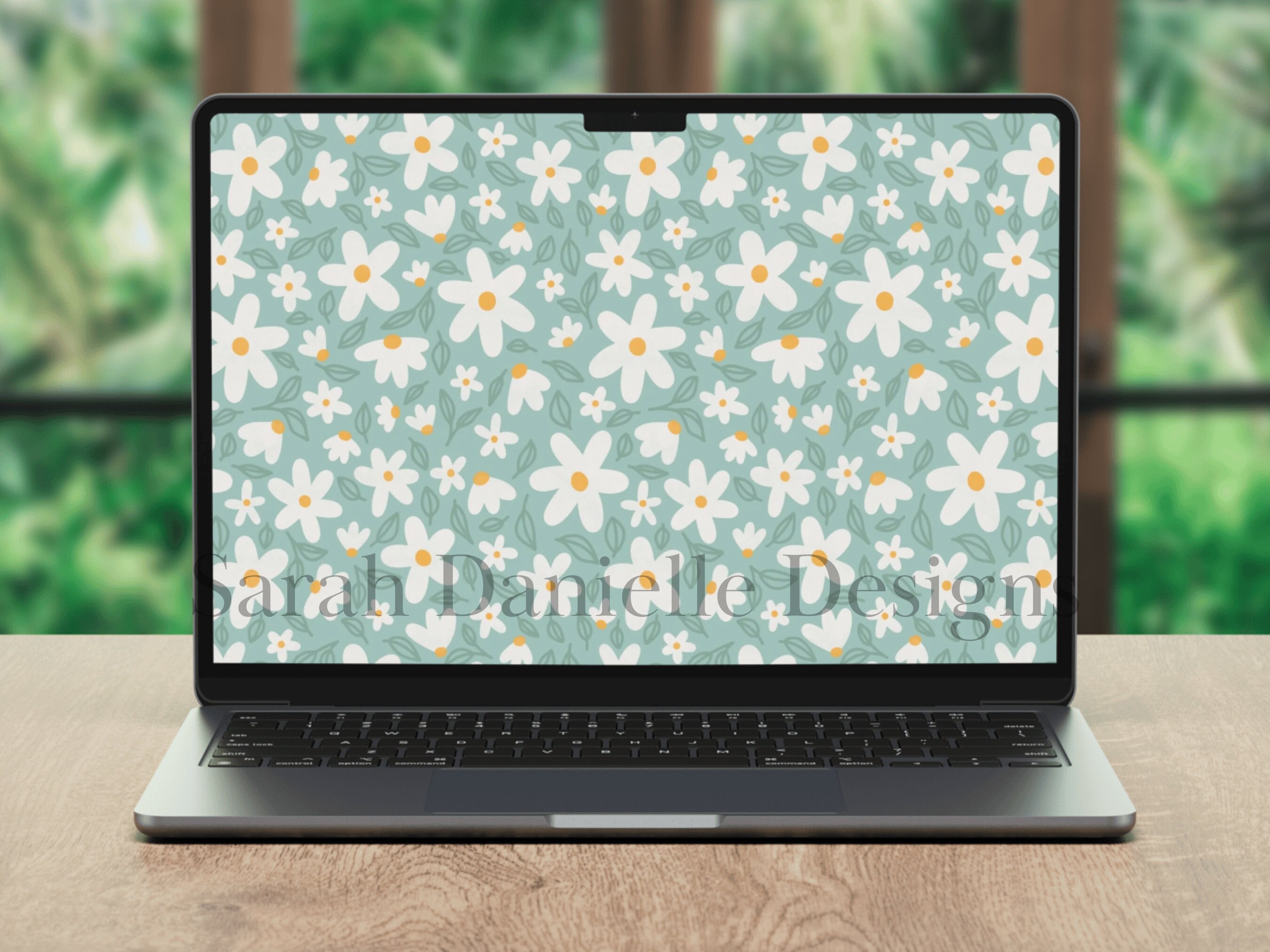 Daisy Desktop Wallpaper | Flower Laptop Background Digital Download - Etsy
