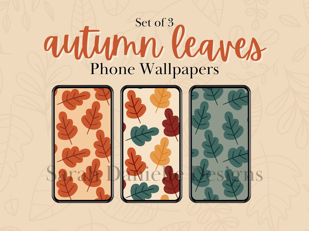 Herfstbladeren Telefoon Wallpaper | Herfst telefoon achtergrond digitale  download - Etsy België, image size:1080x810