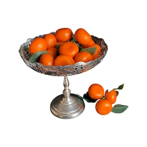 Vintage Silver Lovelace Pattern Compote