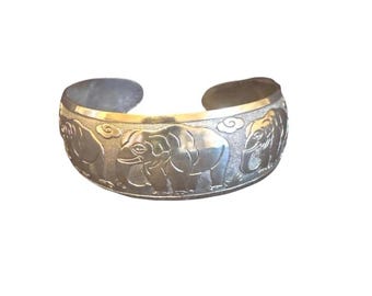 Sterling Silver Elephant Bracelet