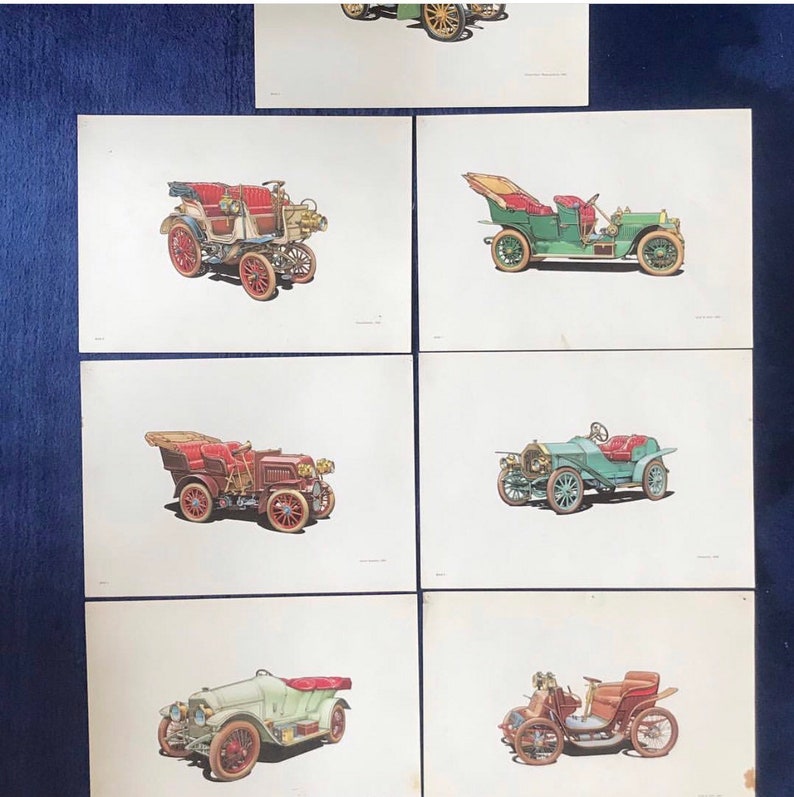 Cars Vintage Antique Automobile/Car Prints image 3