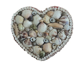 Valentine Heart Shell Jewelry Box