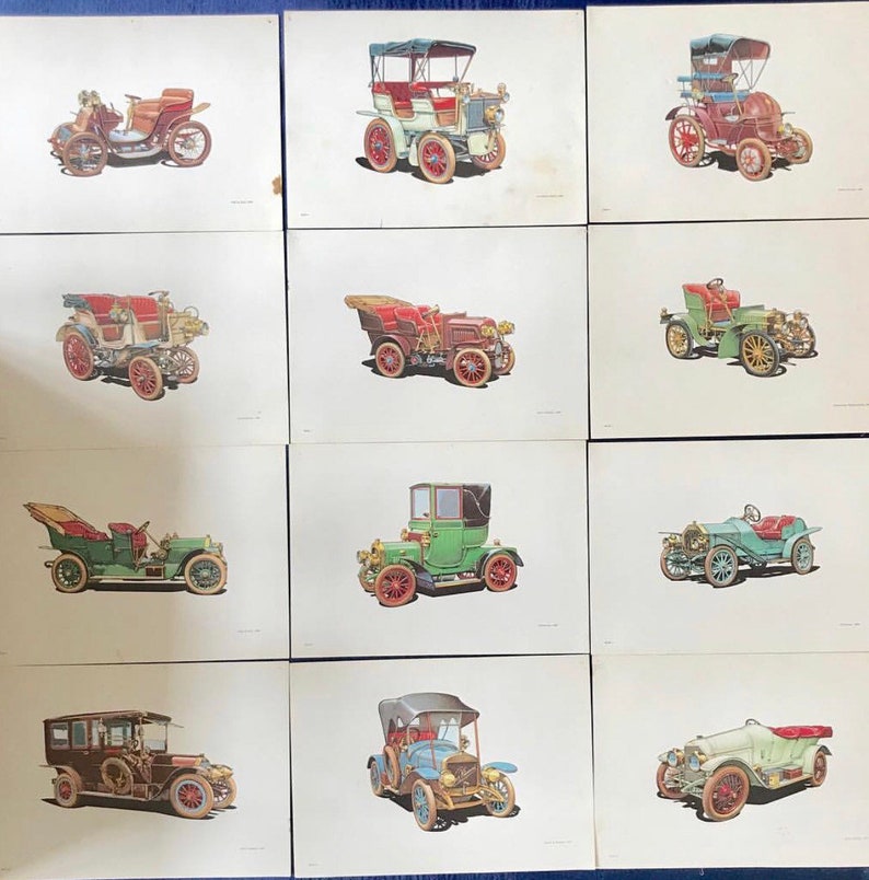 Cars Vintage Antique Automobile/Car Prints image 1