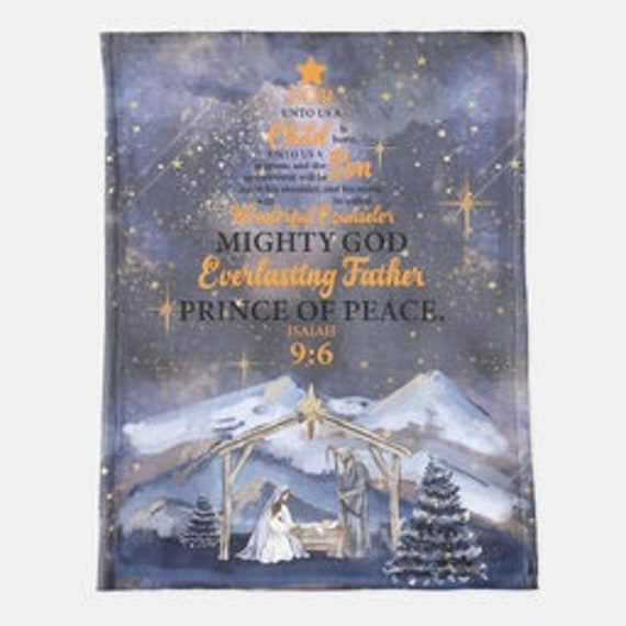 Meaningful Gifts Minky Sherpa Blanket Jesus Fleece Blanket Meaningful Gifts Minky Sherpa Blanket Jesus Fleece Blanket