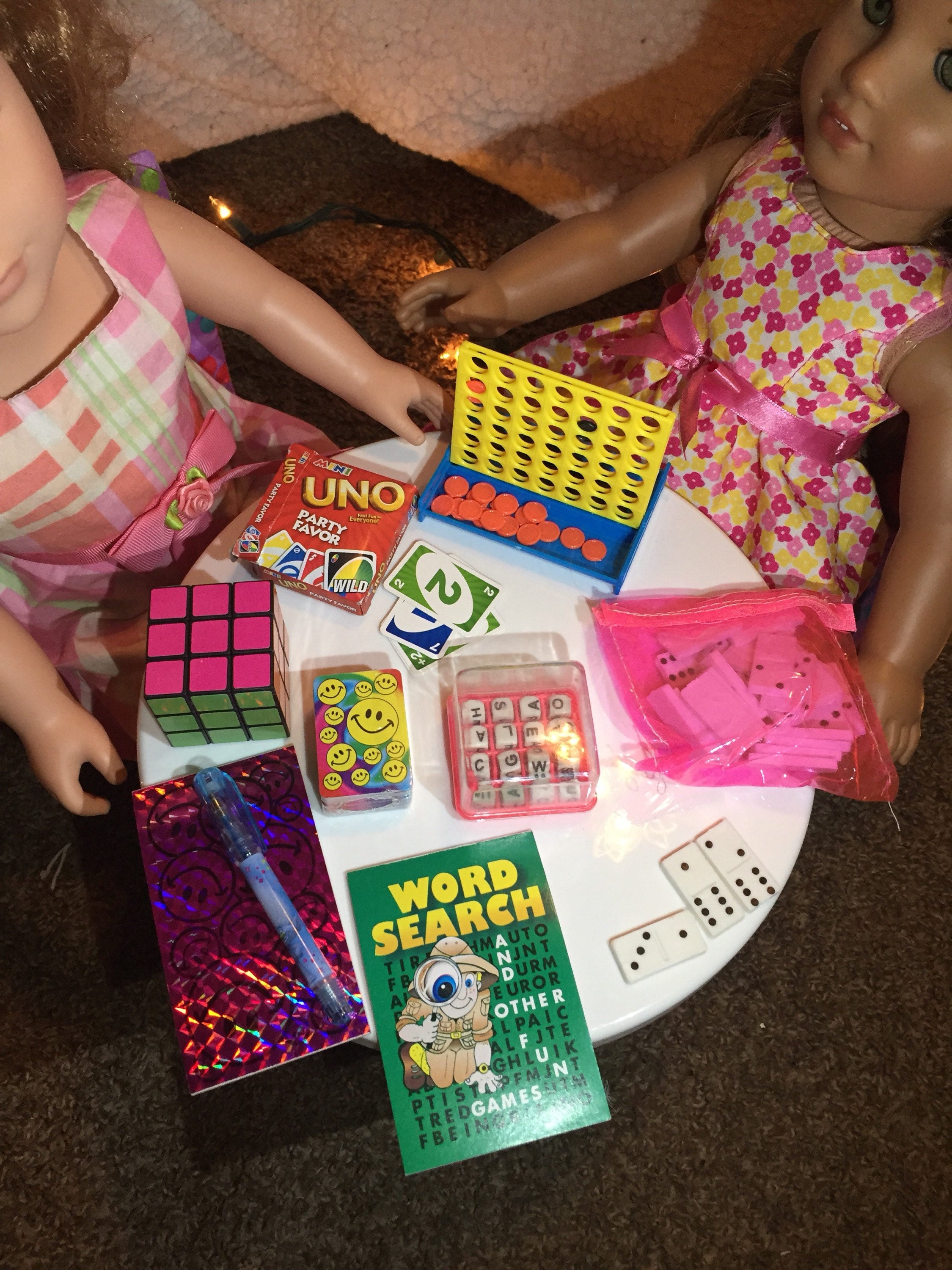 American girl doll sales game night set