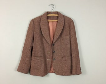 70's Rust Tweed Blazer