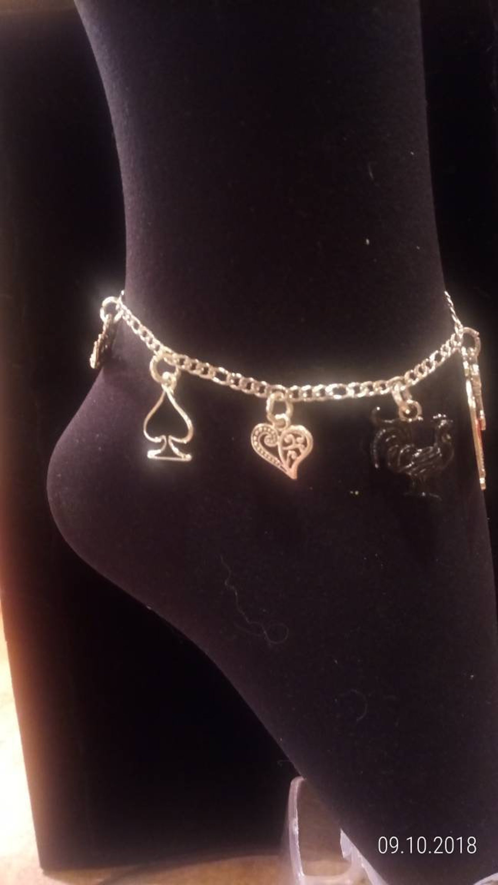 N16 Chastity, Hotwife, Cuckold, Mistress Bracelet, Anklet or Necklace