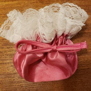 Adult Frilly Willy Lace Pouch, Men's Sissy Pee Wee Chastity Cover