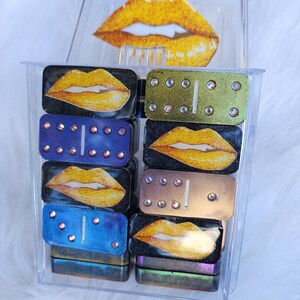 Ready to ship custom Dominoes, custom domino set