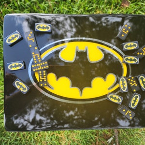 Custom man, bat, TV Trays