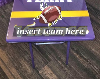 Custom football TV Trays