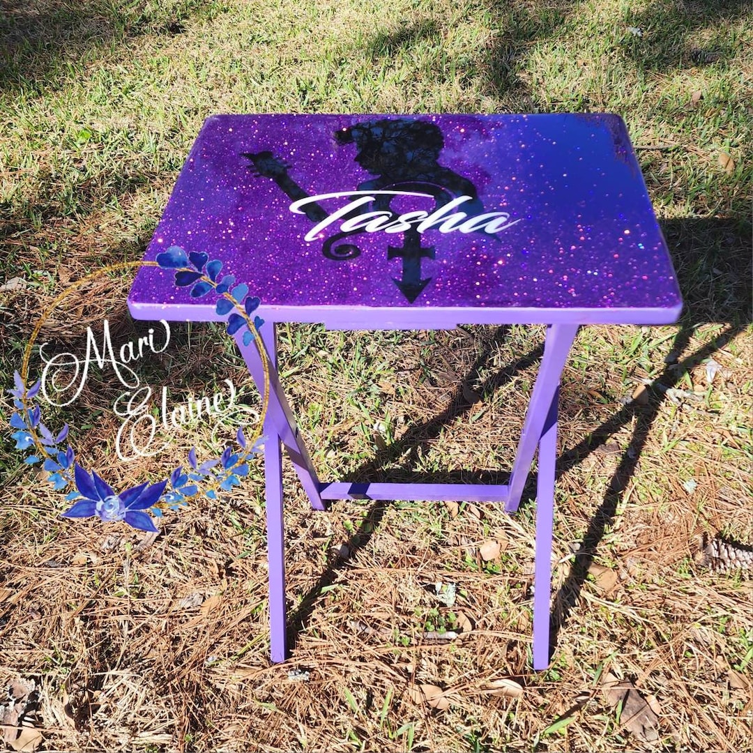 Custom TV Trays Full Glitter Etsy