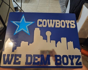 Custom TV Trays, sports, dallas, Personalized,  we dem boys, cowboy