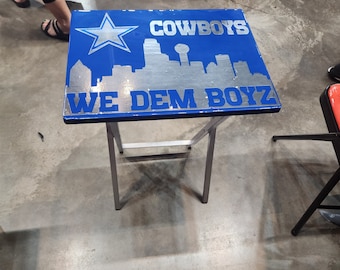 Custom TV Trays, sports, dallas, Personalized,