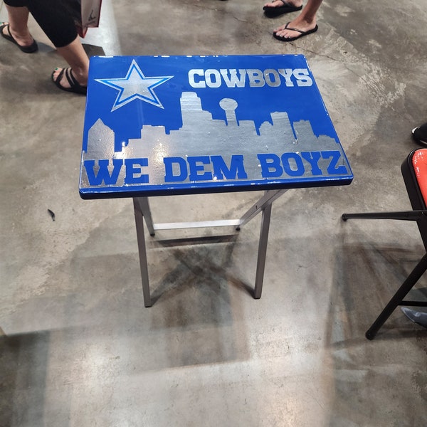 Custom TV Trays, sports, dallas, Personalized,