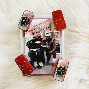 Personalized Dominoes family photos custom Dominoes, custom handmade domino sets, personalized Domino set