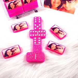 Personalized Dominoes family photos custom Dominoes, custom handmade domino sets, personalized Domino set