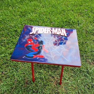 Custom man, spider, TV Trays