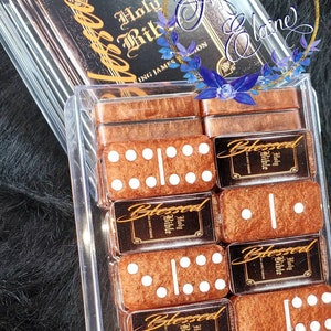 Customized Bible Dominoes, Personalized Dominoes family photos custom Dominoes, custom handmade domino sets, personalized Domino set