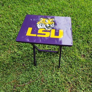 Custom Louisiana college football TV Trays