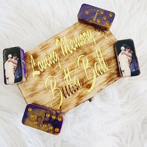 Personalized Dominoes family photos custom Dominoes, custom handmade domino sets, personalized Domino set