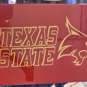Custom  college football TV Trays