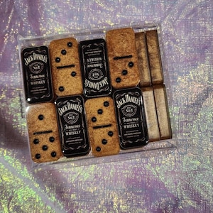 Personalized Resin Dominoes Set: Custom Handmade Dominoes