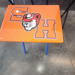 Custom  college football TV Trays