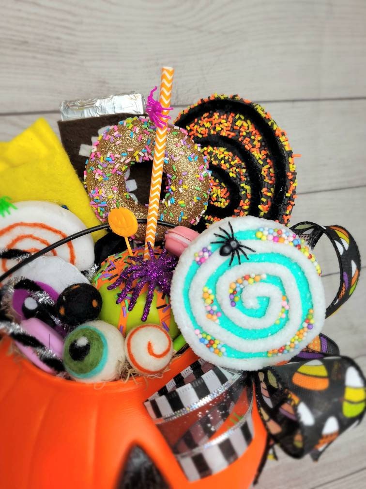 Whimsy Halloween Table Centerpiece Halloween Candy Etsy